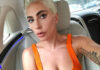 Lady Gaga Orange Bikini