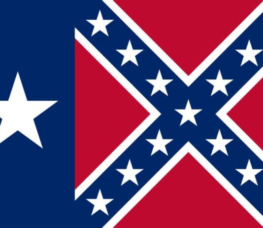 Texan Confederate Flags