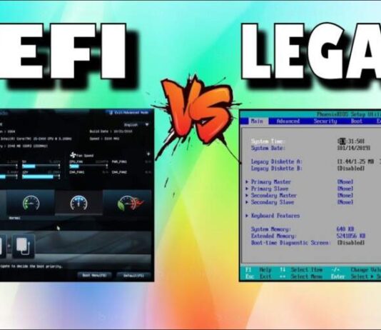 UEFI and Legacy